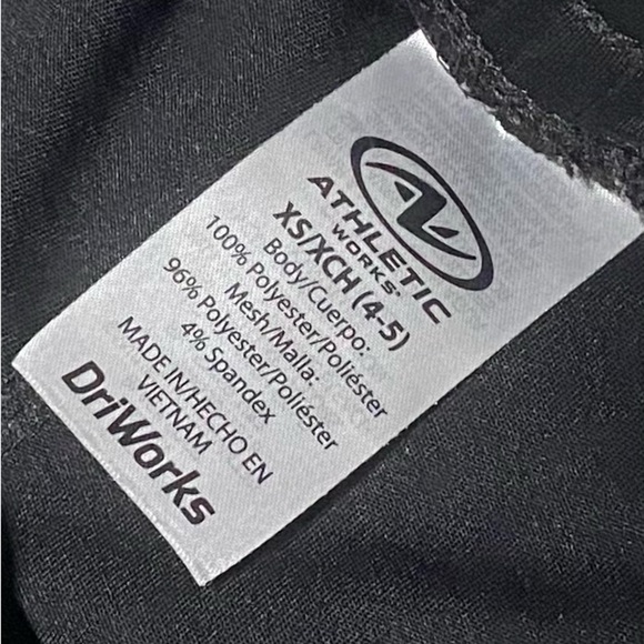 Athletic Comfortable Basic Classic Sports Gymnastic Spring Black Shorts Girl 4-5 - Picture 3 of 4